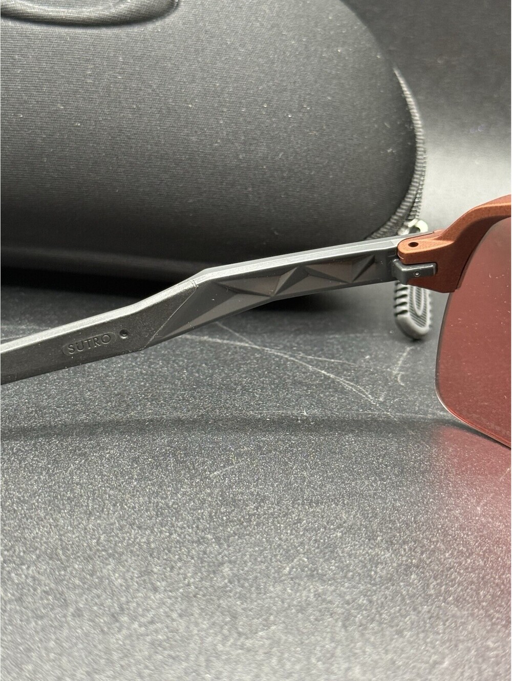 Oakley Sutro Lite Fire Orange/Prizm Trail Torch OO9463-7639 Forge Collection - Picture 8 of 9